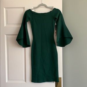 Rachel Roy Ivy green body con dress